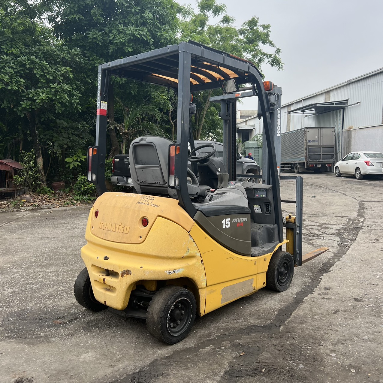 Xe nâng điện Komatsu 1.5 tấn